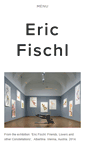 Mobile Screenshot of ericfischl.com